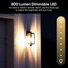 Bulb Cam - 2K HD Smart Light Bulb Security Camera with Color Night Vision, 800-Lumen Dimmable LED, 160° Wide View, Motion Detection & Siren, E26 Socket, Alexa/Google/Ifttt